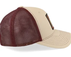 King Khaki/Burgundy Trucker - Public Domain