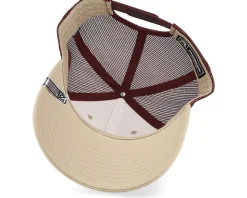 King Khaki/Burgundy Trucker - Public Domain