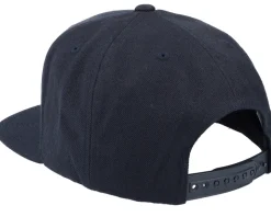 Kit Medium Profile Black Snapback - Brixton