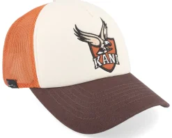 Kk Serif Patched Brown Trucker - Karl Kani