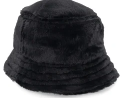 Kk Signature Fluffy Hat Black Bucket - Karl Kani