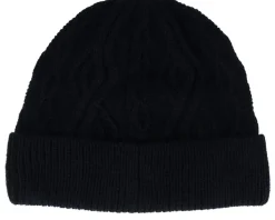 Knitted Beanie Black Cuff - Seeberger