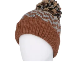 Knitted Brown Pom - Seeberger