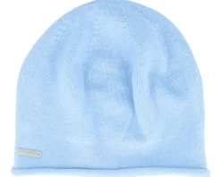 Knitted Smoke Grey Beret Beanie - Seeberger