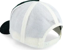 Knotted Gun Velvet Green/Ivory A-frame Trucker - Calza Pennello