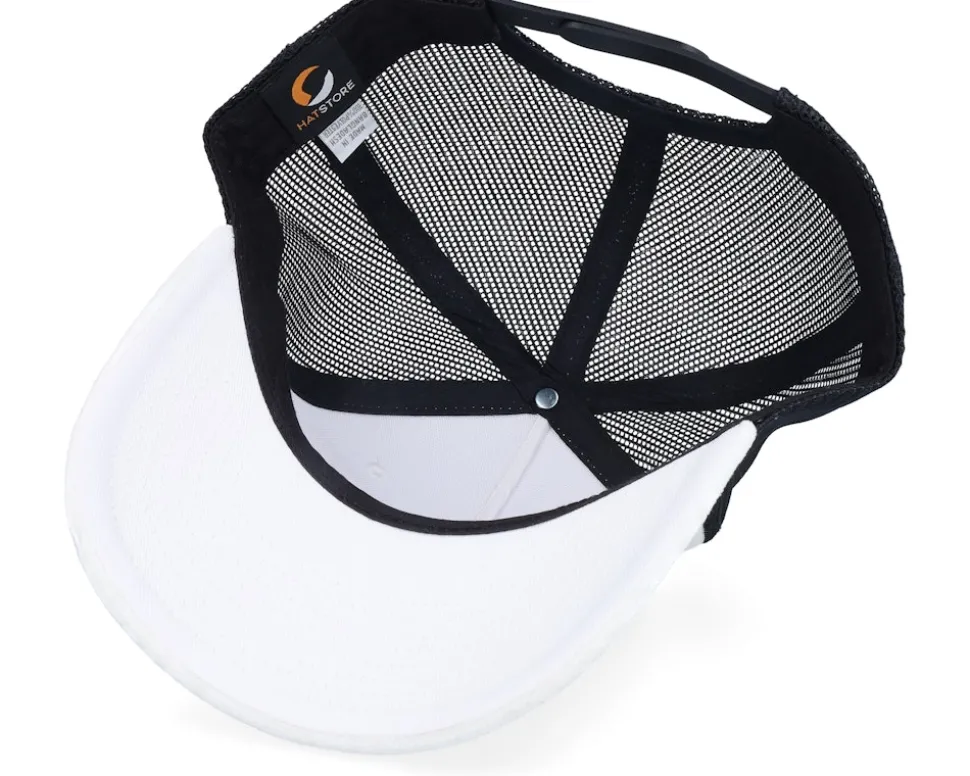 Knotted Gun Velvet White/Black A-frame Trucker - Calza Pennello