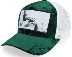Knotted Gun Velvet White/Black A-frame Trucker - Calza Pennello