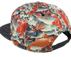 Koi Linen Black Snapback - Djinns