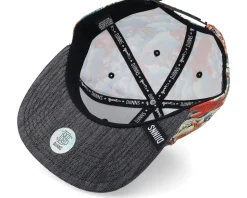 Koi Linen Black Snapback - Djinns