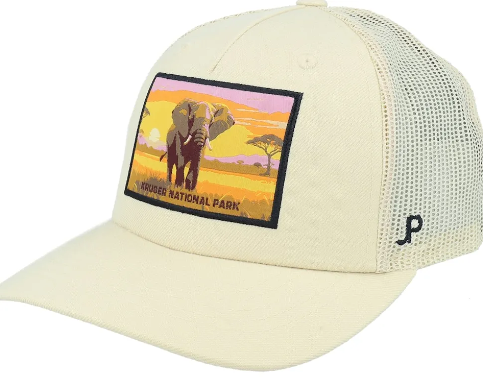 Kruger National Park Sand A-Frame Trucker - Jim Pilleus