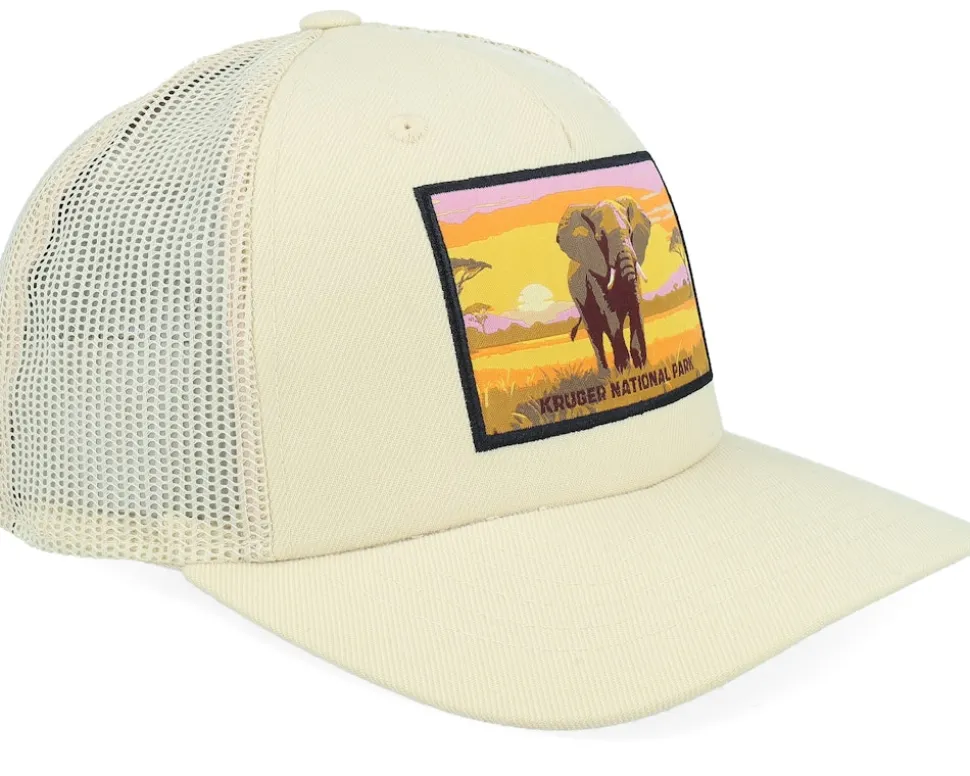 Kruger National Park Sand A-Frame Trucker - Jim Pilleus
