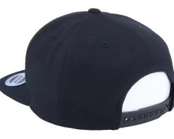 L Letter 3D Black Snapback - Iconic