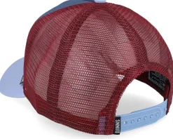 La Bonne Vie #2 Navy/Blue/Wine A-Frame Trucker - Djinns