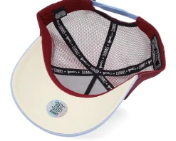 La Bonne Vie #2 Navy/Blue/Wine A-Frame Trucker - Djinns