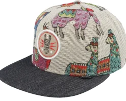 Lama Linen Black Snapback - Djinns