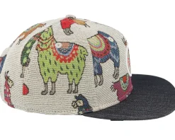 Lama Linen Black Snapback - Djinns