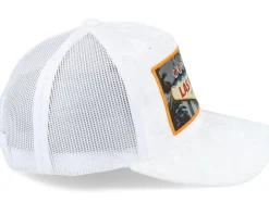 Las Vegas Sign Velvet White A-frame Trucker - Calza Pennello