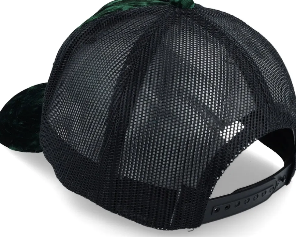 Last Supper Green/Black Velvet Trucker - Public Domain