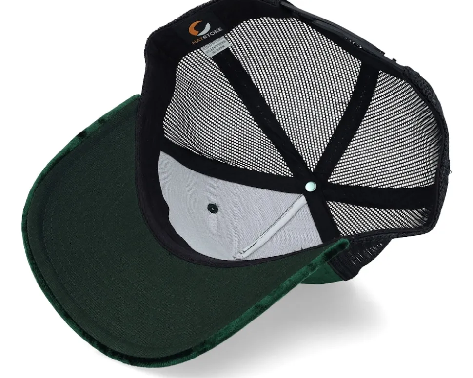 Last Supper Green/Black Velvet Trucker - Public Domain