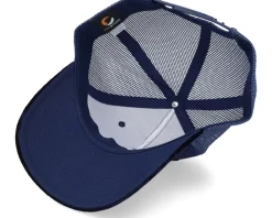 Last Supper Navy/Navy Velvet Trucker - Public Domain