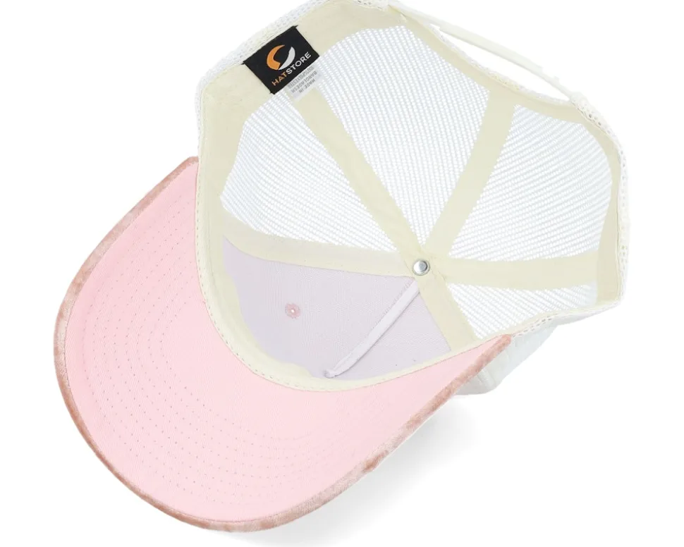 Last Supper Peach/Ivory Velvet Trucker - Public Domain