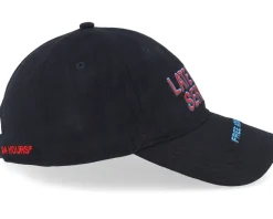 Late Night Service Black Dad Cap - Les Deux