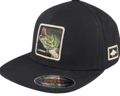 Laxborre Flat Brim Black Fitted Flexfit - Skillfish
