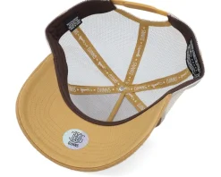 Lazy Barista Beige/Brown/Creme A-Frame Trucker - Djinns