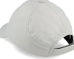 Leather Baseballcap White Adjustable - Seeberger