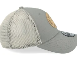 Leather Patch 9FORTY Light Grey Trucker - Bauer