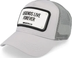 Legends Live Forever Grey Trucker - John Hatter & Co