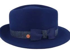 Leila Wool Soft Ink Fedora - Mayser