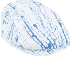 Lennart Denim Raw White Flat Cap - Mayser