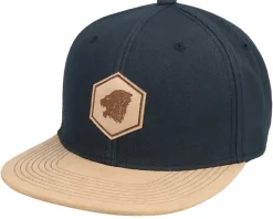 Leo Zodiac Patch Black/Suede Snapback - Astrology