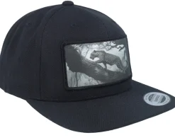 Leopard Big Patch Black Snapback - Calza Pennello
