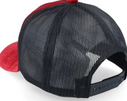 Leper King Baldwin Iv Velvet Red/Black A-Frame Trucker - Calza Pennello