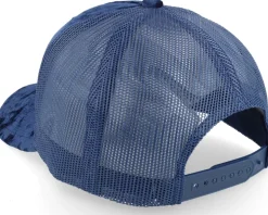 Leper King Baldwin Iv Velvet Navy A-Frame Trucker - Calza Pennello