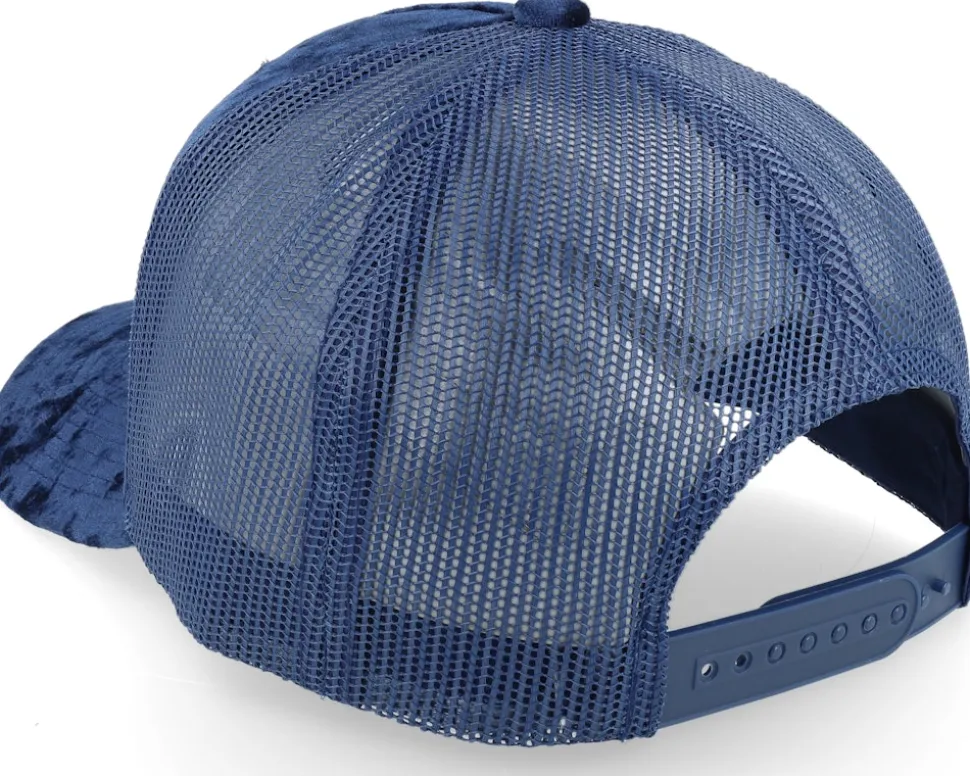 Leper King Baldwin Iv Velvet Navy A-Frame Trucker - Calza Pennello