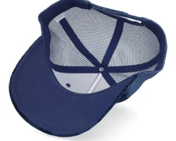 Leper King Baldwin Iv Velvet Navy A-Frame Trucker - Calza Pennello