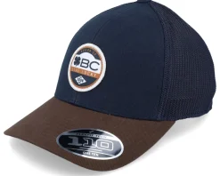 Leroy Navy/Brown/Navy Mesh/Hd Print Patch Trucker - Black Clover