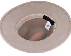 Levi Woolfelt Wr Crush. Beige Fedora - MJM Hats