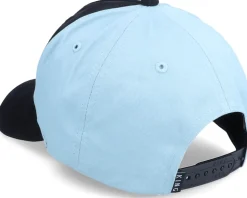 Leyton Curved Peak Black/Sky Adjustable - King Apparel