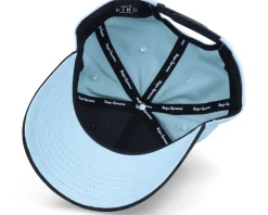 Leyton Curved Peak Black/Sky Adjustable - King Apparel