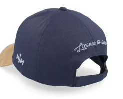 License To Fish 41 Organic Cotton Navy Adjustable - MJM Hats