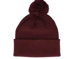 Light Grey Pom Blank Beanie - Beechfield
