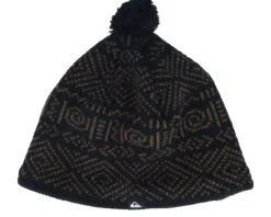 Light Up Beanie True Black Pom - Quiksilver