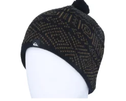 Light Up Beanie True Black Pom - Quiksilver