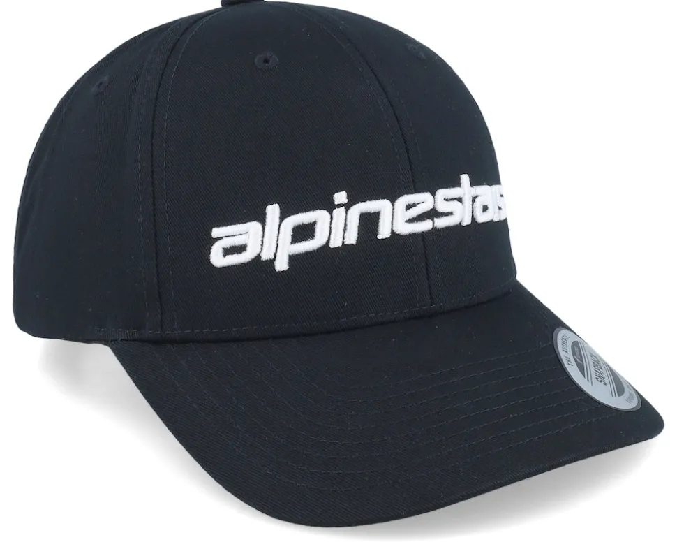 Linear Wordmark 2.0 Hat Black/White Adjustable - Alpinestars