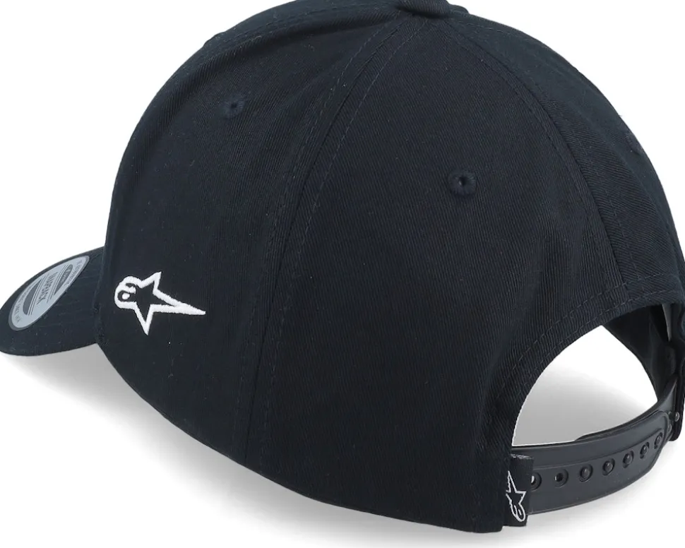 Linear Wordmark 2.0 Hat Black/White Adjustable - Alpinestars