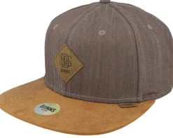 Linen 2015 Dark Brown Snapback - Djinns